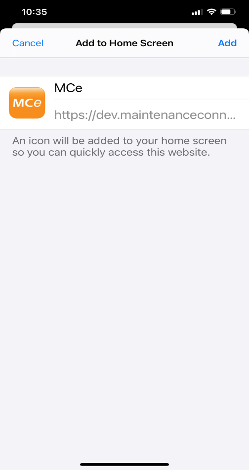 Select MCe in iOS